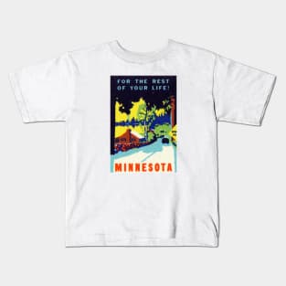 1940 Minnesota Life Kids T-Shirt